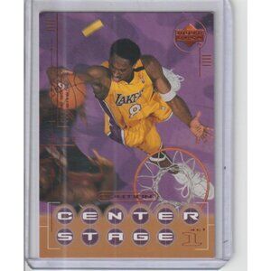 Kobe Bryant 2000-01 Upper Deck Ovation Center Stage #CS10 HOF Lakers